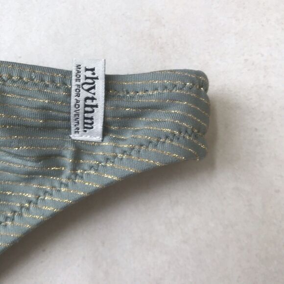 Rhythm Bikini Bottom Multicolor Striped Swimwear - Picture 6 of 8